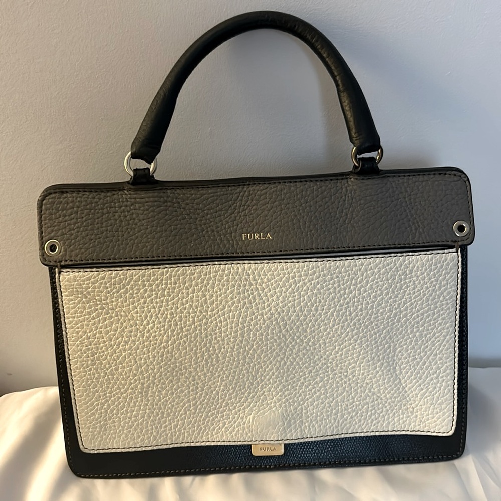 Furla Made in Italy Genu Leather Small Handbag